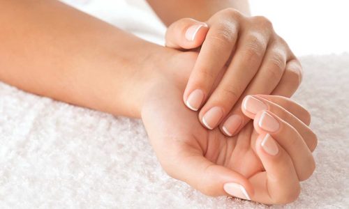 Hand-with-french-manicure Manicure-services-Navan
